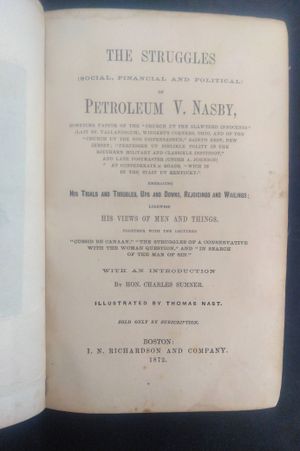 The Struggles of Petroleum V. Nasby image number 0