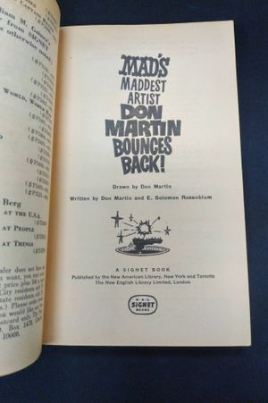 Mad's Maddest Artist Don Martin Bounces Back image number 2