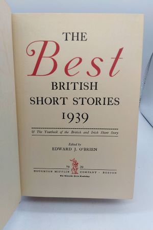 The Best British Short Stories of 1939 image number 1