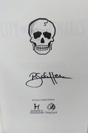 City of Nightmares by Rebecca Schaeffer Signed Fairyloot Edition image number 2