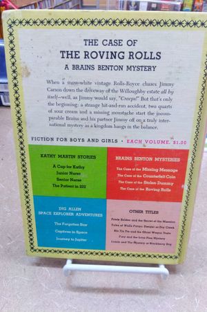 Case of the Roving Rolls: Brans Benton Mystery #4 image number 1