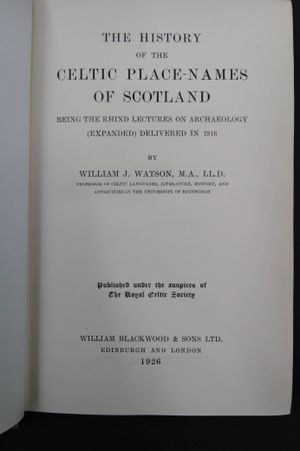 The Celtic Place-Names of Scotland image number 1