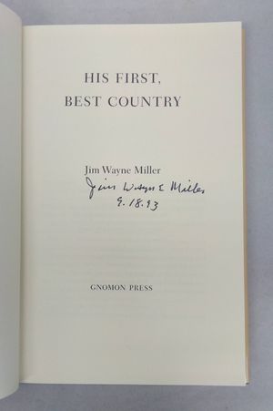 His First, Best Country image number 2
