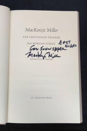 MacKenzie Miller: The Gentleman Trainer from Morgan Street image number 1