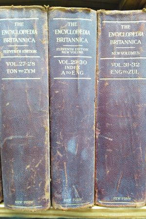 The Encyclopaedia Britannica Set 12th Edition image number 1