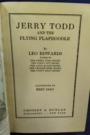 Jerry Todd andthe Flying Flapdoodle image number 1