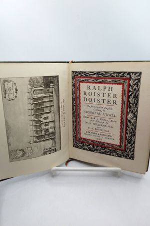 Ralph Roister Doister (Temple Dramatists Series) image number 1