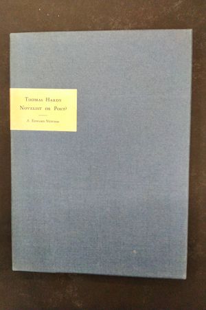 Thomas Hardy, Novelist or Poet image number 0