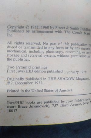 The Shadow #11: Kings Of Crime image number 2
