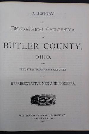 History of Butler County, Ohio  image number 0