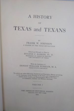 Texas and Texans 5 Volume Set image number 2