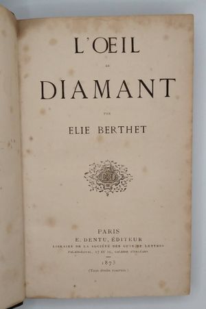 L'Oeil de Diamant [The Diamond Eye] image number 1