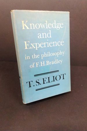 Knowledge and Experience in the Philosophy of F. H. Bradley image number 0