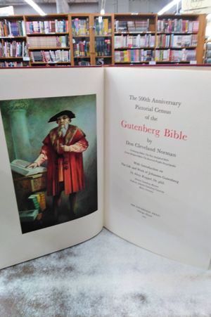 Pictorial Census of the Gutenberg Bible (500th Anniversary Edition) image number 1