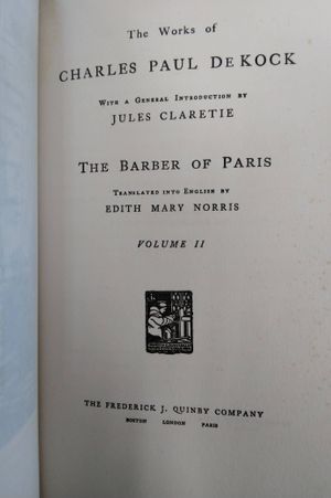 The Barber of Paris Volume II image number 2