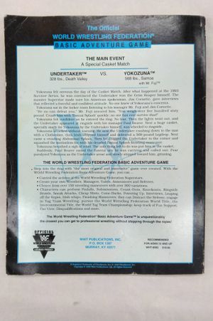 The Official World Wrestling Federation Basic Adventure Game image number 1