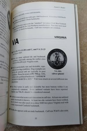 Civil War Collector's Guide to Albert's Button Book : A Handbook of Updates, Corrections and New Discoveries image number 2