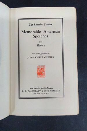 Memorable American Speeches III: Slavery image number 2
