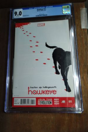 Hawkeye #11: Graded 9.0  Marvel Comic image number 1