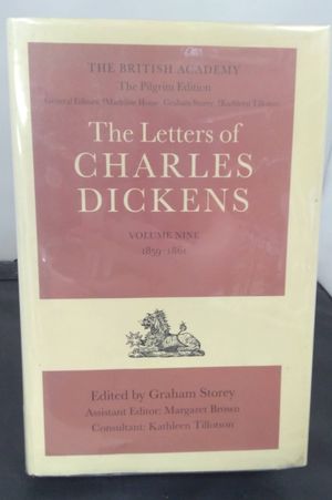 The Letters of Charles Dickens Volume Nine 1859-1861 image number 0
