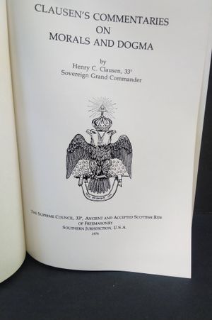 Clausen's Commentaries on Morals and Dogma image number 1