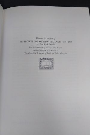 The Flowering of New England 1815-1865 image number 2