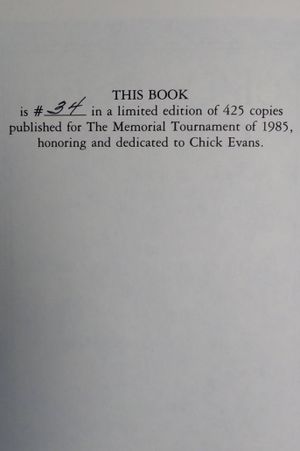 Chick Evan's Golf Book image number 2