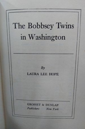 The Bobbsey Twins in Washington image number 1