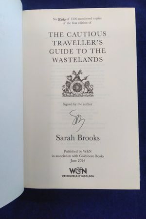 The Cautious Traveller's Guide to the Wastelands (Signed Limited UK First Edition) image number 2