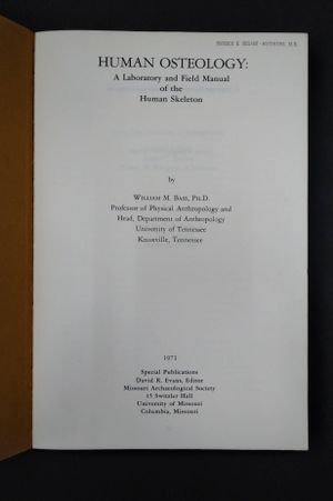 Human Osteology: A Laboratory and Field Manual of the Human Skeleton image number 2
