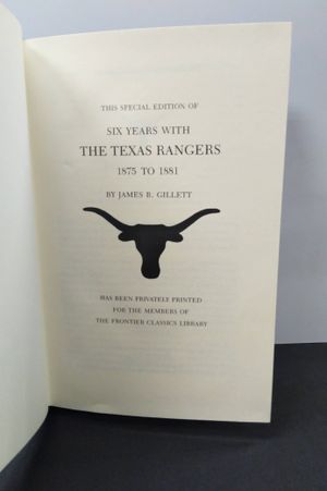 Six Years with the Texas Rangers: 1875-1881 image number 2
