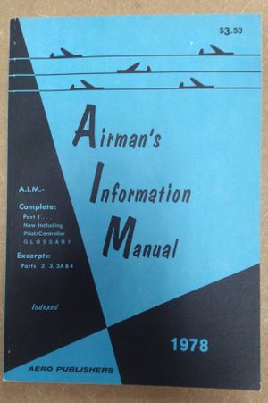 Airman's Information Manual, Volume 1 image number 0