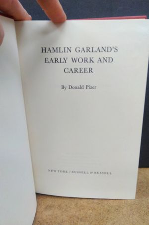 Hamlin Garland's Early Work and Career image number 1