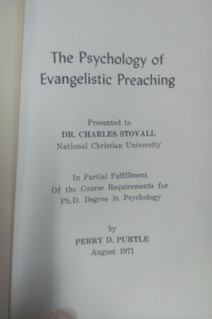 The Psychology of Evangelistic Preaching image number 1