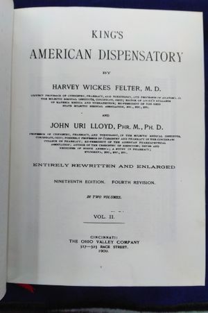 King's American Dispensatory Volume 2 image number 0