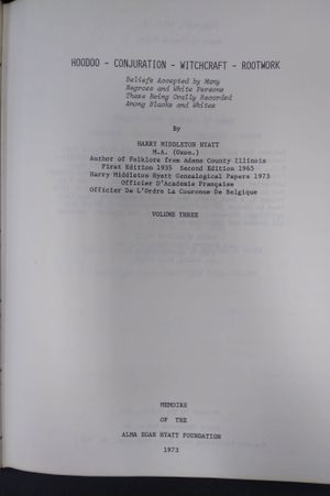 Hoodoo Conjuration Witchcraft Rootwork Volume Three image number 0