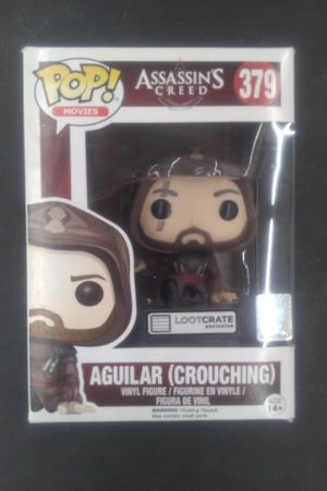 Funko Assassin's Creed Aguilar (Crouching) Pop Movies Figure Loot Crate December 2016 Exclusive image number 0