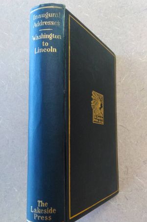 Inaugural Addresses of the Presidents of the United States from Washington to Lincoln image number 1