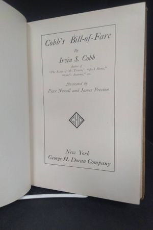 Cobb's Bill-Of-Fare image number 2