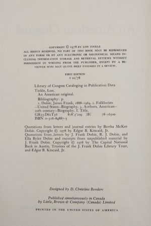 An American Original: The Life of J. Frank Dobie image number 2