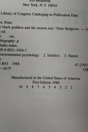 The Black Goddess and the Unseen Real image number 1