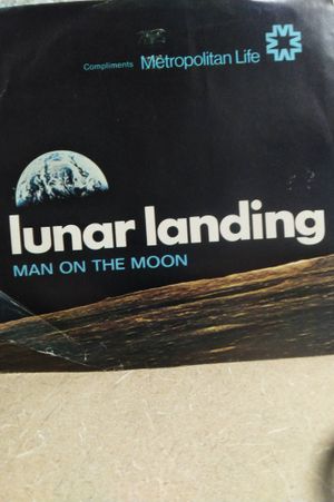 Lunar Landing: Man On The Moon Peter Thomas 7" 33 1/3 Cinema Sound T-10483 image number 0