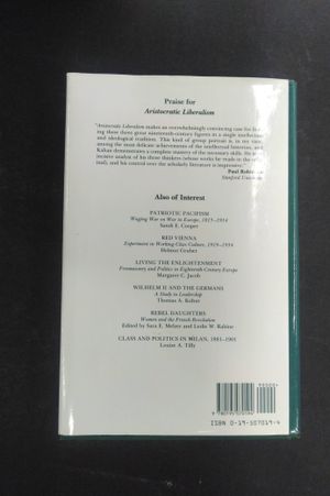 Aristocratic Liberalism: The Social and Political Thought of Jacob Burckhardt, John Stuart Mill, and Alexis de Tocqueville image number 2