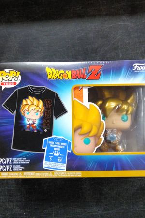 Funko Pop! Tees: Son Goku with Kamehameha image number 0