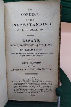 The Conduct of the Understanding & Essays image number 0