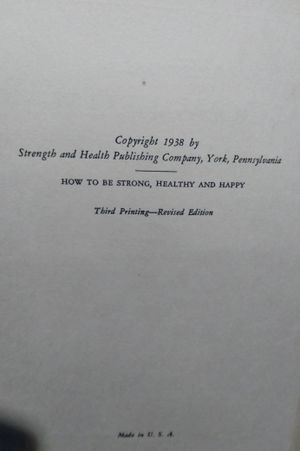 How to be Strong, Healthy and Happy image number 2