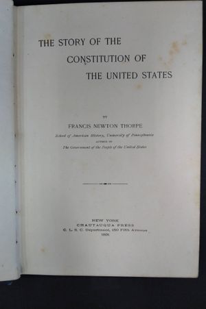 The Story of the Contitution of the United States image number 0