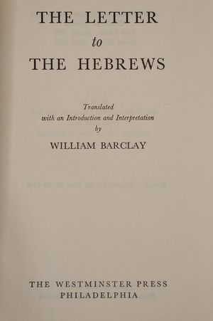 The Letter to the Hebrews image number 1