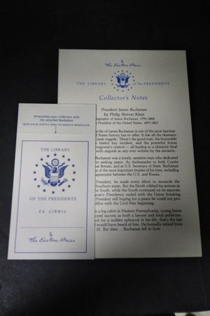 PRESIDENT JAMES BUCHANAN Easton Press image number 2