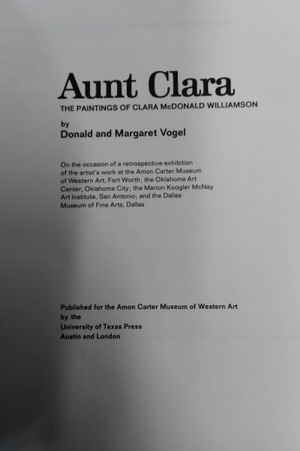 Aunt Clara: The Paintings of Clara McDonald Williamson image number 1